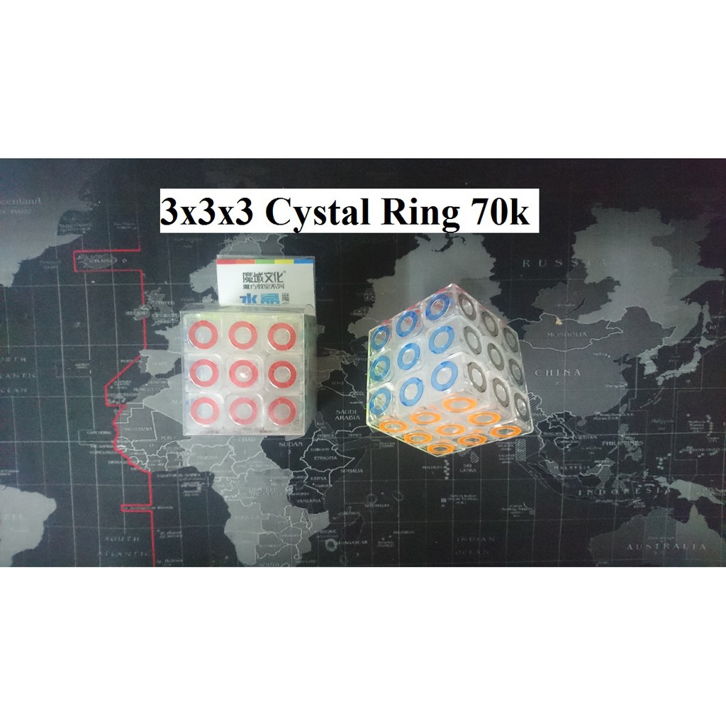Rubik 3x3x3. Crystal Ring