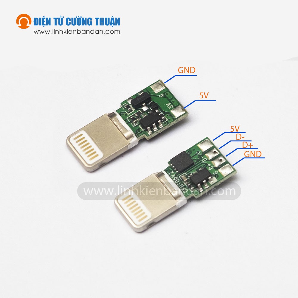 Đầu cắm DIY Lightning OTG tự làm