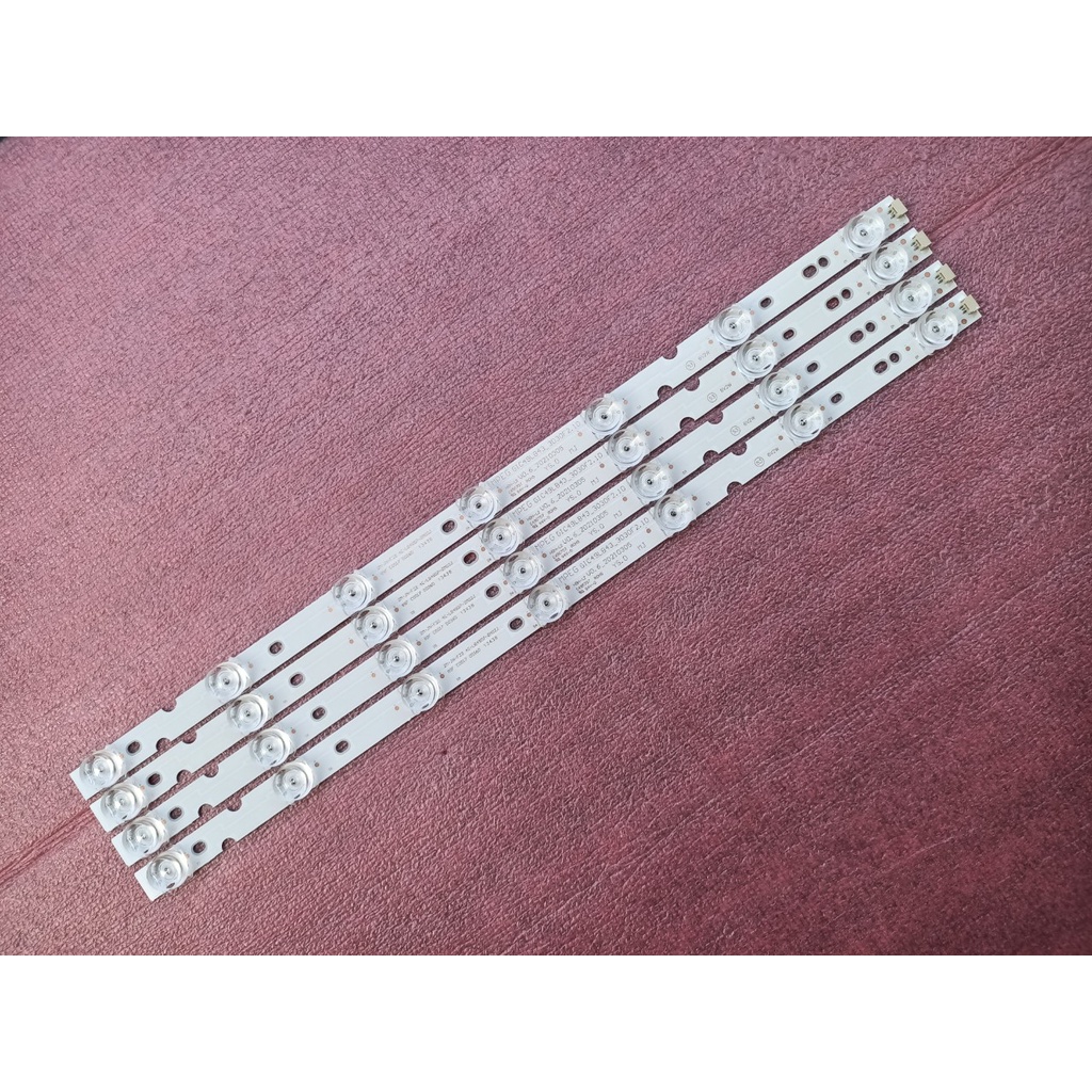 THANH ĐÈN LED TIVI TCL 49S6500 49P65 MỚI 100% HÀNG ZIN HÃNG, BỘ 4 THANH, MỖI THANH 7 BÓNG, MỖI BÓNG 6V, DÀI 50cm