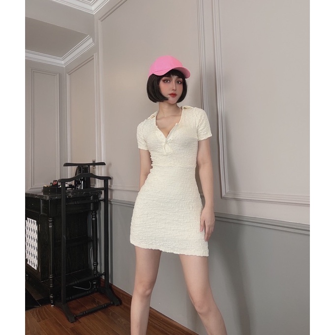 VÁY ÔM BODY ĐŨI XỐP DÁNG NGẮN HÓT HIT KÈM ẢNH THẬT CHỦ SHOP MẶC | BigBuy360 - bigbuy360.vn