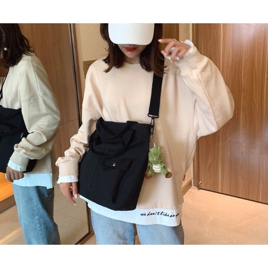 Túi vải canvas phong cách trẻ trung