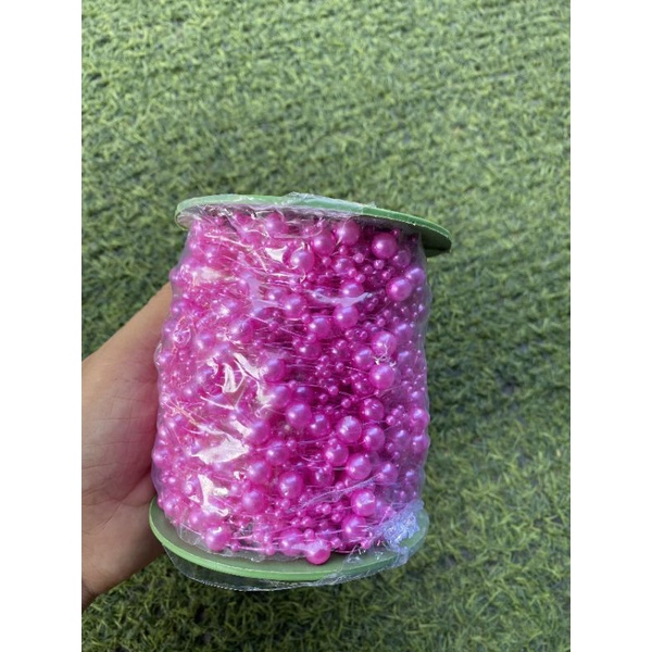 Cườm cuộn 60 mét bó hoa tay cầm cô dâu