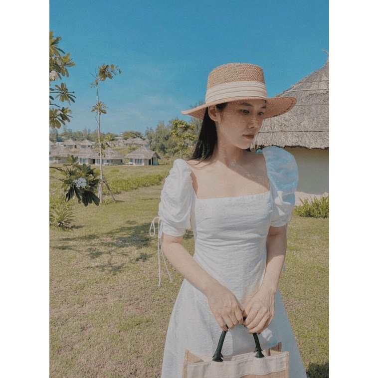 (HCM) Đầm xoè tiểu thư xinh xắn cao cấp xịn xò sang chảnh tiểu thư hàn quốc , thời trang cho các nàng KME STORE