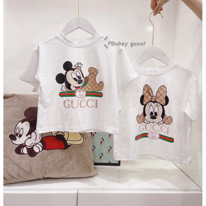 Set 2 áo mickey bé trai/bé gái