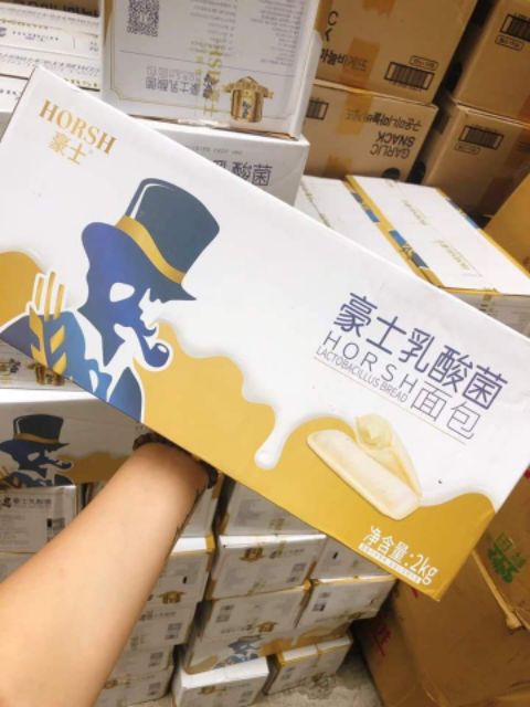 [ 1 Thùng 2Kg ] Bánh Sữa Chua Horsh Đài Loan ( Có Hộp Đỏ ) - DING DING FOOD