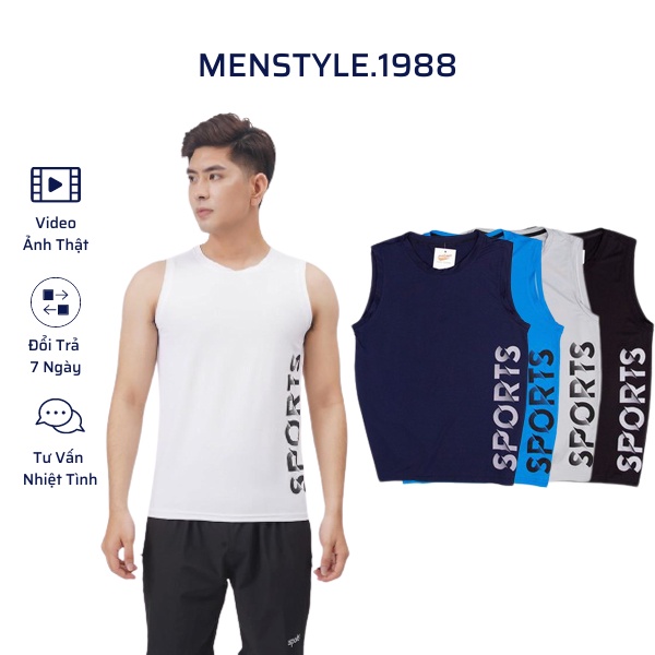 Áo ba lỗ thể thao sát nách nam tanktop giá rẻ thoáng mát có size đại (BL002)