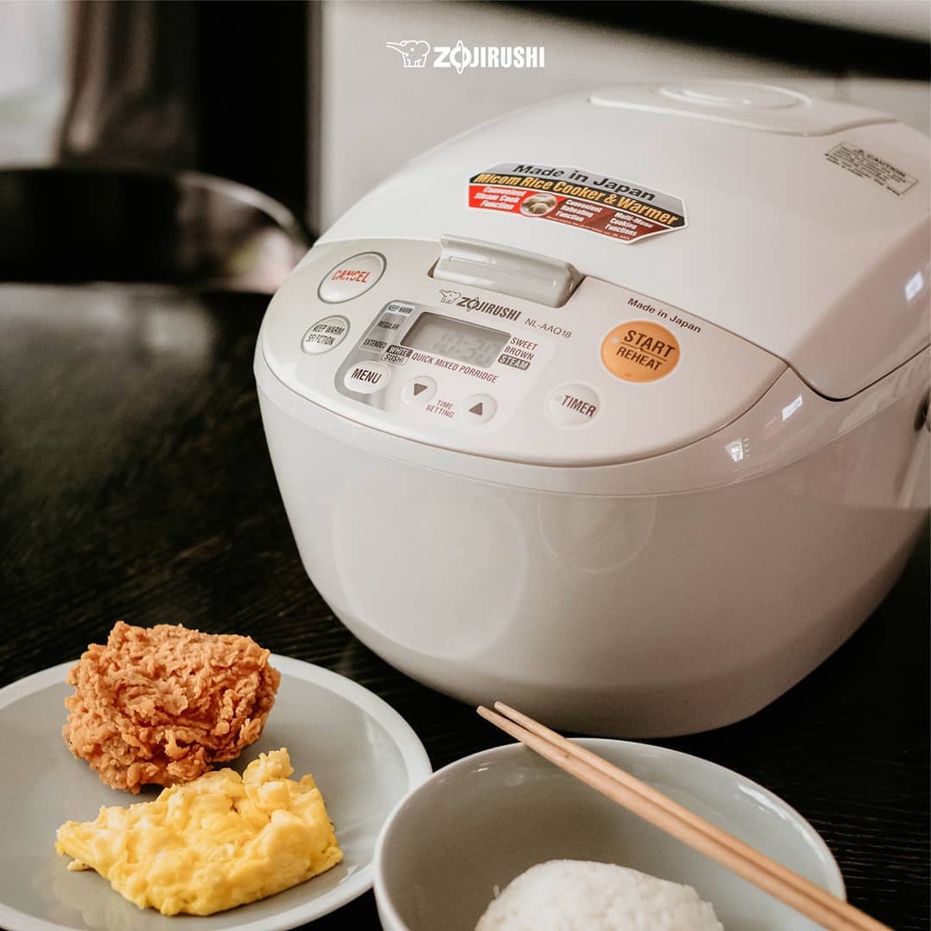 Nồi cơm điện tử Zojirushi NL-AAQ10-CA 1L, sản xuất tại Nhật - Hàng chính hãng