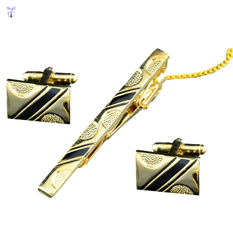 (Hàng Mới Về) Bộ Kẹp Cà Vạt Và Khuy Măng Sét Thiết Kế Sang Trọng Cho Nam | BigBuy360 - bigbuy360.vn