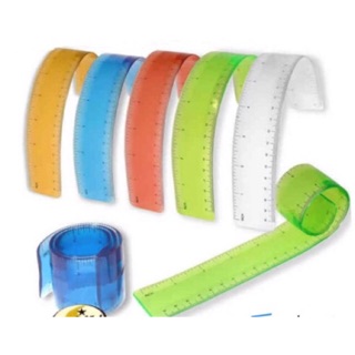 Thước kẻ nhựa dẻo 20cm Lideli