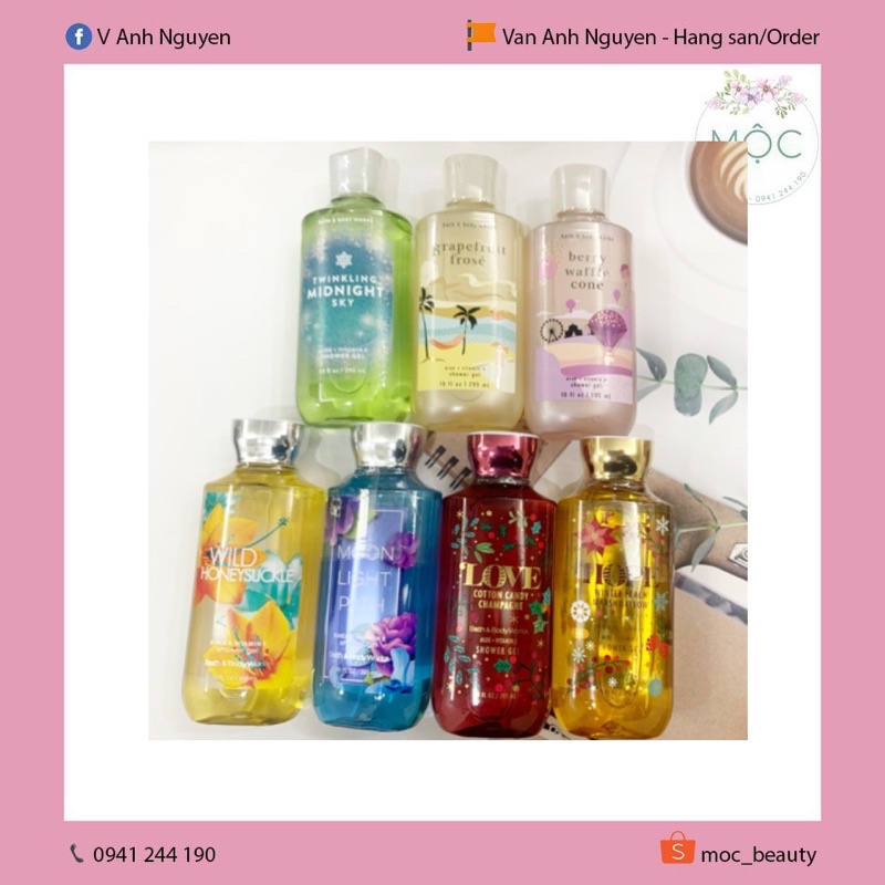 Sữa tắm Bath and body Works 295ml