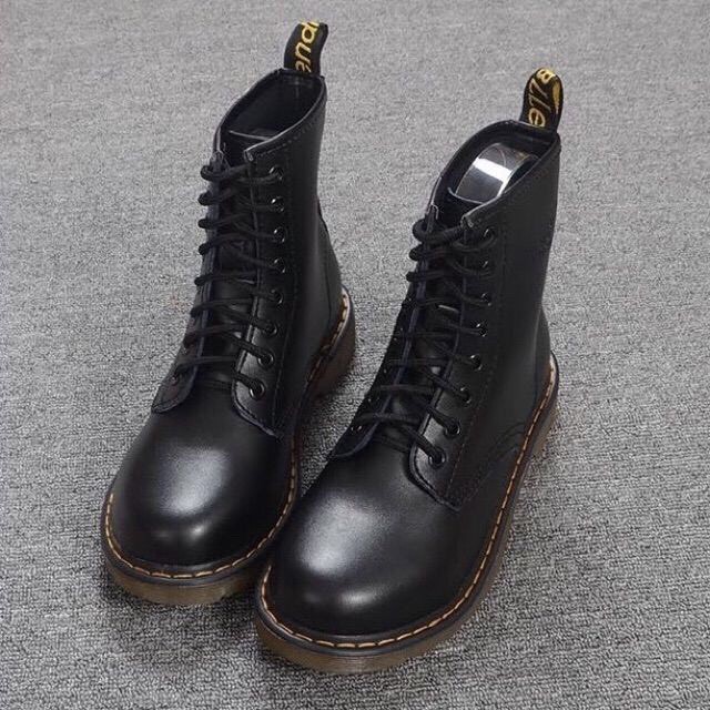 Giày Boots - Giày Dr Martens Da Bò -Bảo Hành 12 Tháng