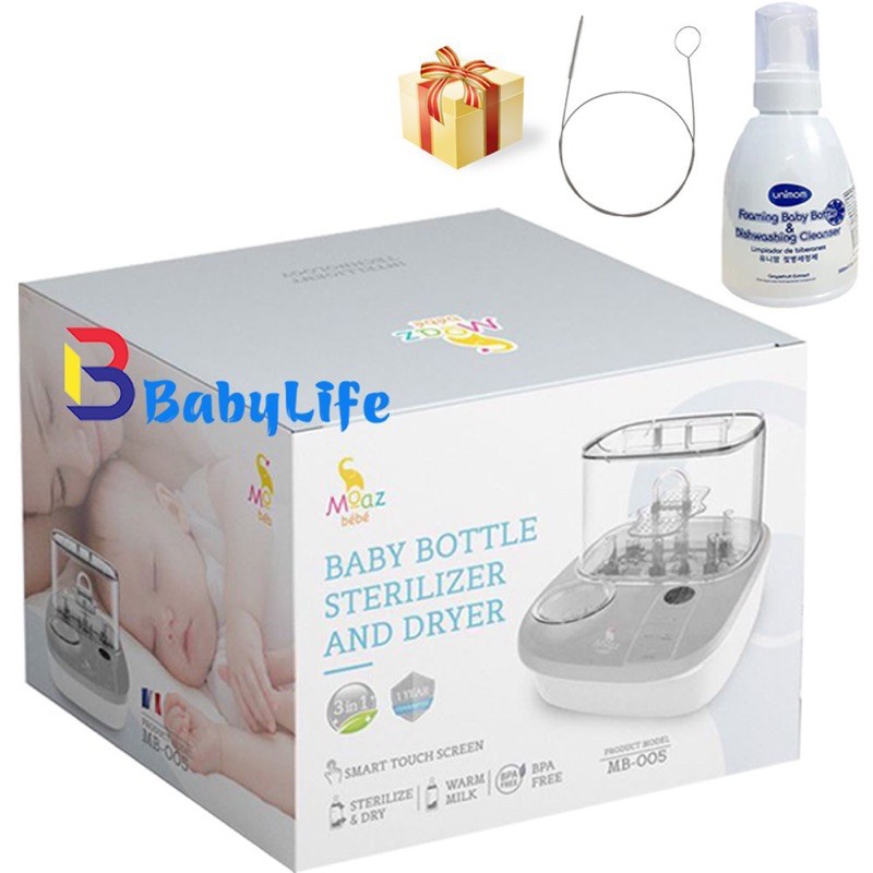 MÁY TIỆT TRÙNG, SẤY KHÔ, HÂM SỮA MOAZ BEBE