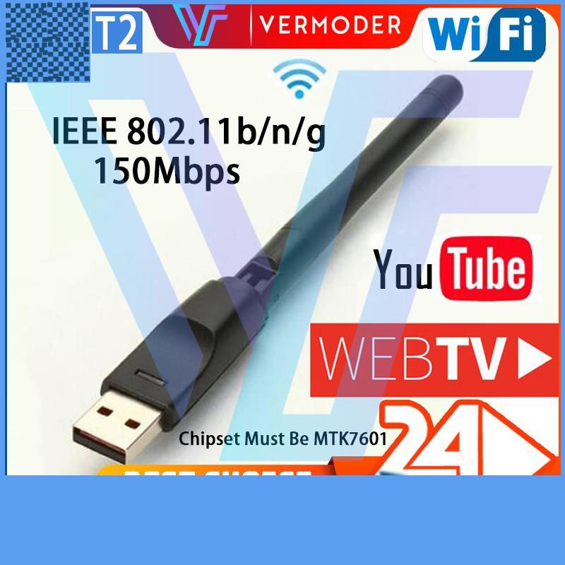 Bộ Chuyển Đổi Wifi DVB T2 Thu Wifi Dongle cho TV Box PC Laptop 150mbps