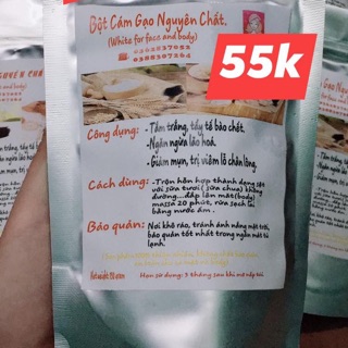 Bột Cám gạo Nguyên Chất Handmade