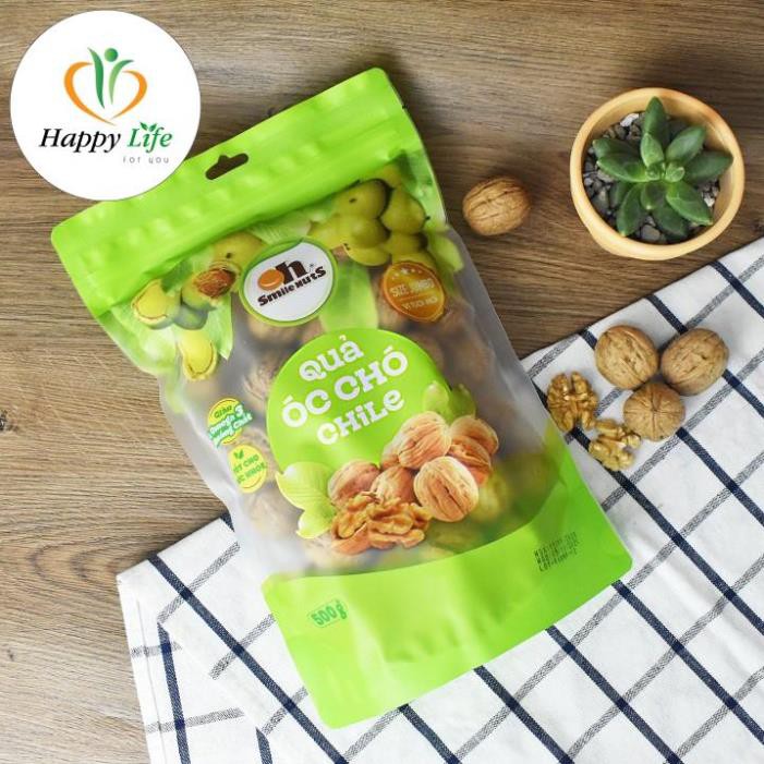 Qủa óc chó chile nguyên vỏ túi 500g - Happy Life for You