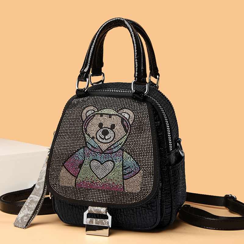 Ba Lô Đeo Chéo Đính Đá Phong Cách Phương Tây Thời Trang Cao Cấp 2022 Dành Cho Nữ