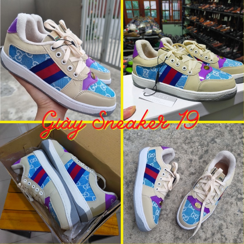 Giày Gucci Tím, Giày thể thao sneakers GC Sơn Tùng Các Màu Hót Mới 2022 (Tặng Box Bill)