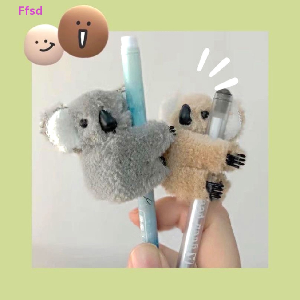 Kẹp Tóc Hình Gấu Koala 3D Bằng Lông Nhung Dễ Thương Xinh Xắn