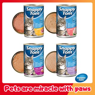 Pate lon cho mèo lớn snappy tom -lon 400g gram