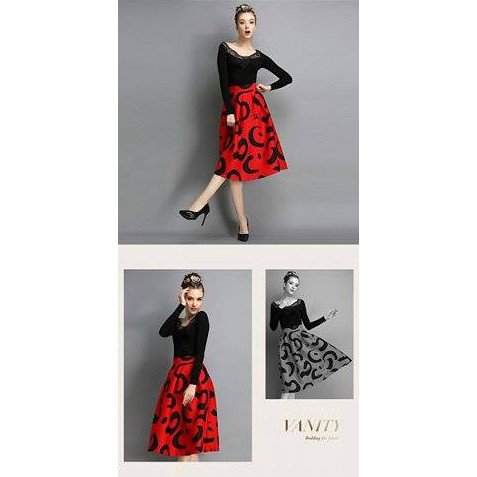 Chân váy xoè vintage