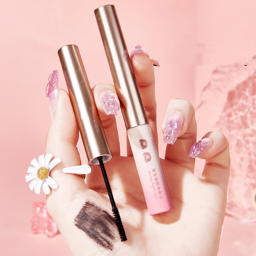 Chuốt mi kiss beauty đầu nhỏ chuốt tơi chuốt dài mascara không thấm nước không lem