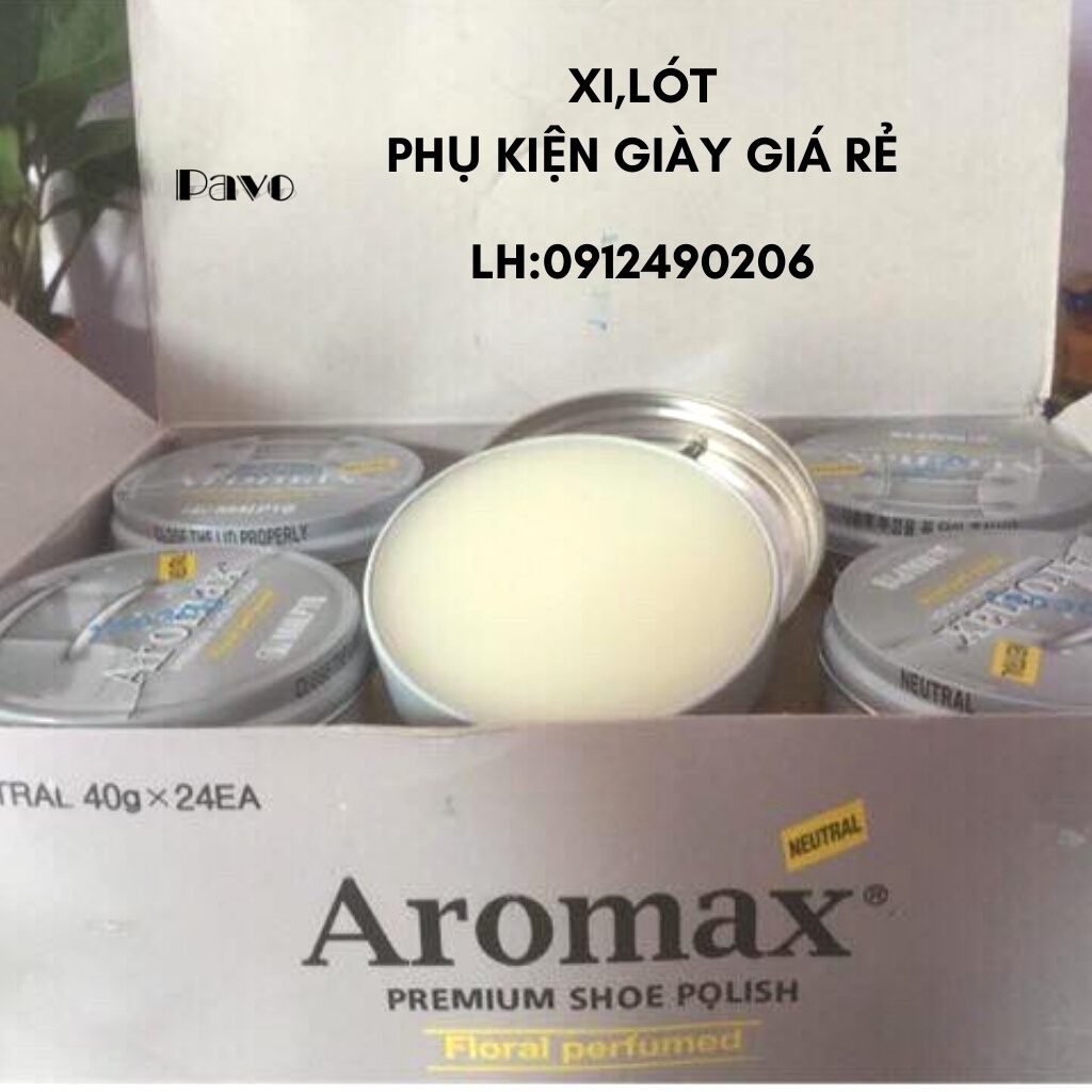 Xi Đánh Giày Aromax Hàn Quốc Cao Cấp Chính Hãng(Màu Đen,Nâu,Không Màu)