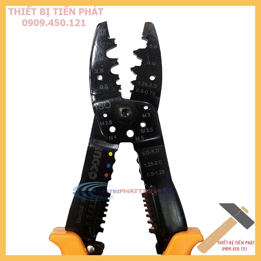 KÌM TUỐT DÂY, CẮT DÂY VÀ BẤM COS ĐA NĂNG INGCO 10'' 254MM HWSP101 CAO CẤP