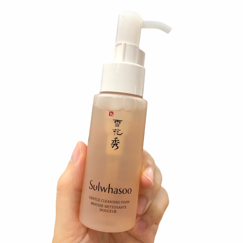 [Mẫu Mới] Sữa rửa mặt làm sạch dịu nhẹ và dưỡng ẩm Sulwhasoo Gentle Cleansing Foam 50ml