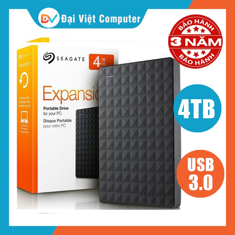  Ổ cứng di động Seagate backup plus slim / Expansion 5TB 4TB 2TB 1TB USB 3.0