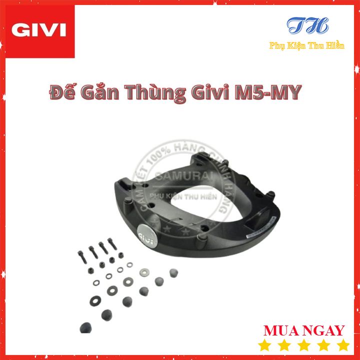 Đế Gắn Thùng Givi M5-MY Chính Hãng Bảo Hành 12 Tháng