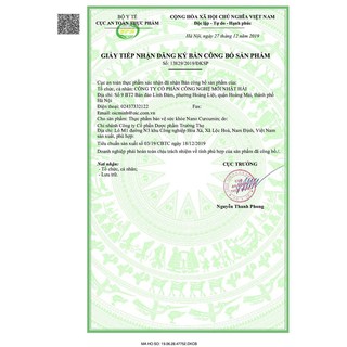 [Tinh nghệ Nano Curcumin OIC dạng dung dịch 50ml]