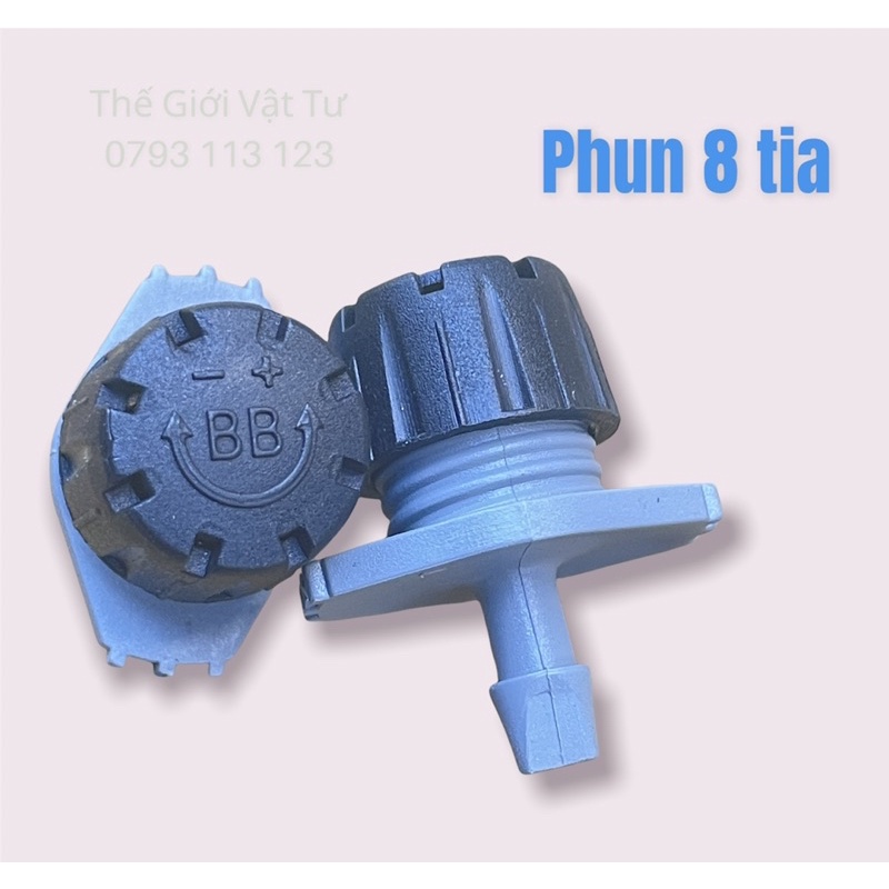 Bộ 10 Đầu Phun Tưới Gốc Tiết Kiệm Nước Hiệu Quả - Dễ Dàng Vệ Sinh Đầu Phun Khi Bị Nghẹt