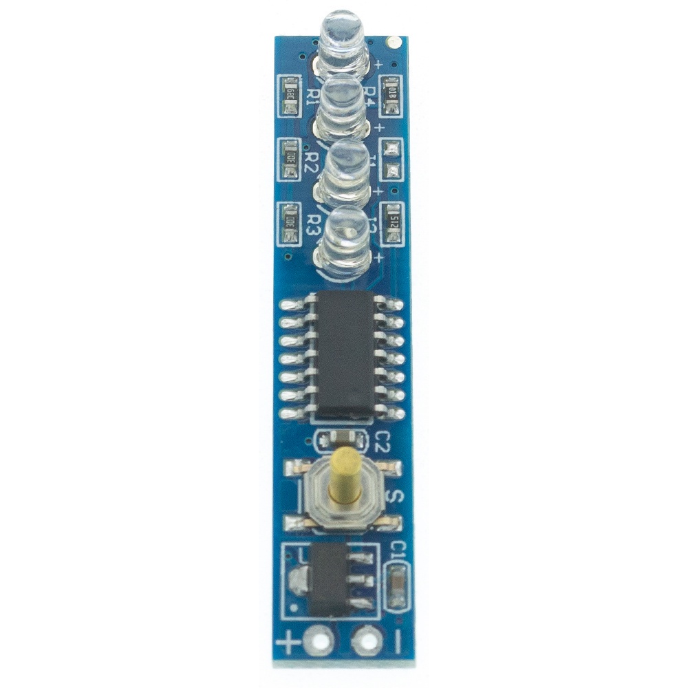 Bảng Hiển Thị Công Suất Pin Li-ion 1S/2S/3S/4S 3.7V Cho Pin Lithium 18650
