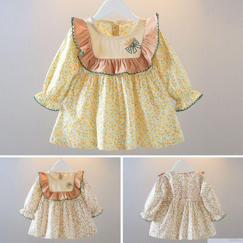 Đầm xoè Tutu hoạ tiết hoa dễ thương cho bé gái