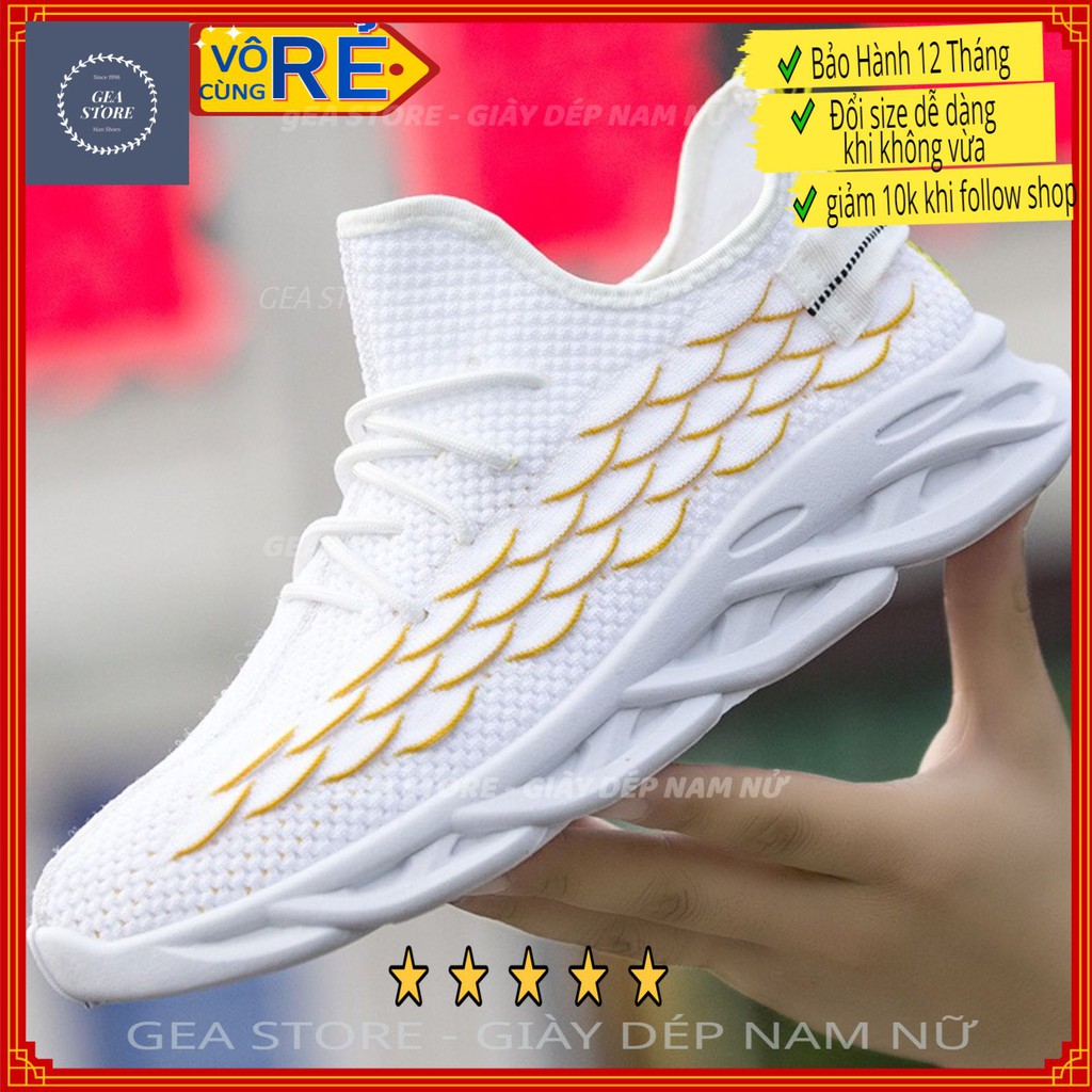 Giày sneaker nam vảy cá gea, Giày thể thao nam kiểu dáng sport, đi tập gym đánh bóng chuyền - Mã GEATT05 | BigBuy360 - bigbuy360.vn