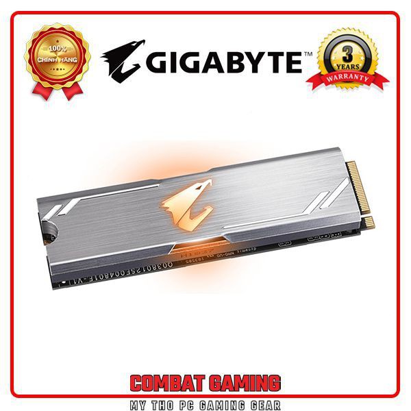 Ổ Cứng SSD GIGABYTE AORUS RGB M.2 NVMe 256GB + 512GB