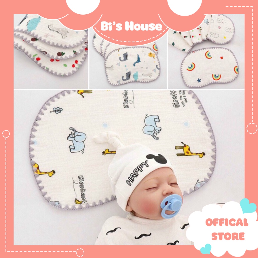 🌟 Gối xô sơ sinh sợi tre 10 lớp giúp bé ngủ ngon 🍀