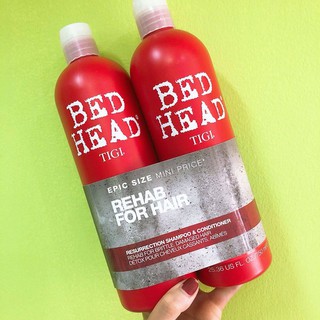 Cặp gội xả Tigi đỏ cho tóc nhuộm và tóc hư tổn