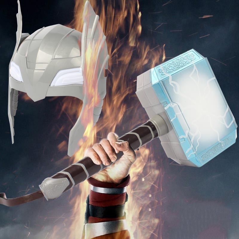 Búa và mặt nạ hoá trang Thor có đèn LED