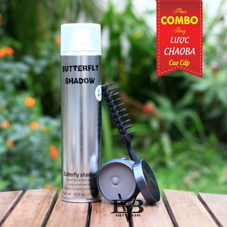 Combo Lọ Gôm Xịt Tóc Butterfly Shadow Và Sáp Vuốt Tóc Seba