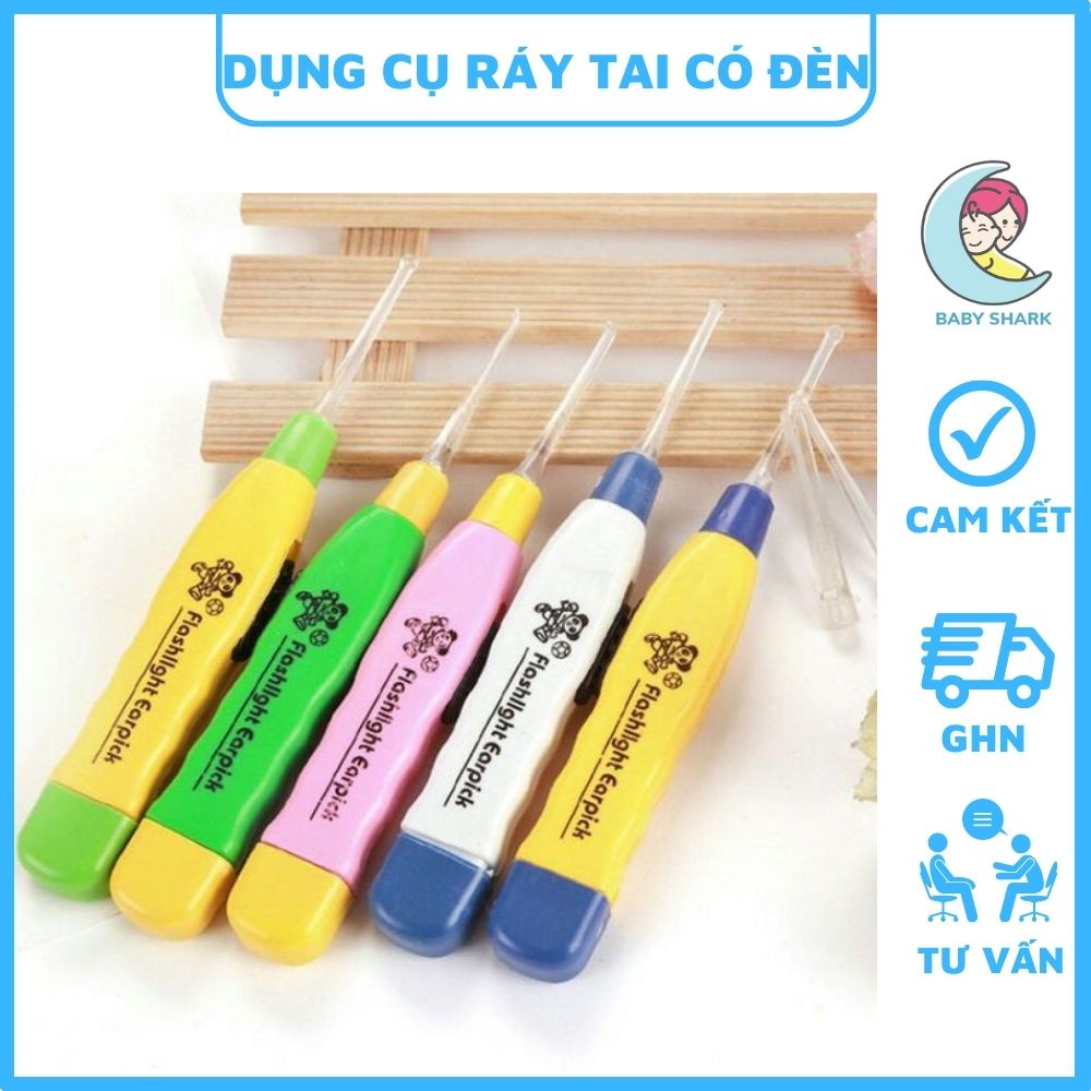 Dụng cụ cho bé, dụng cụ ráy tai có đèn