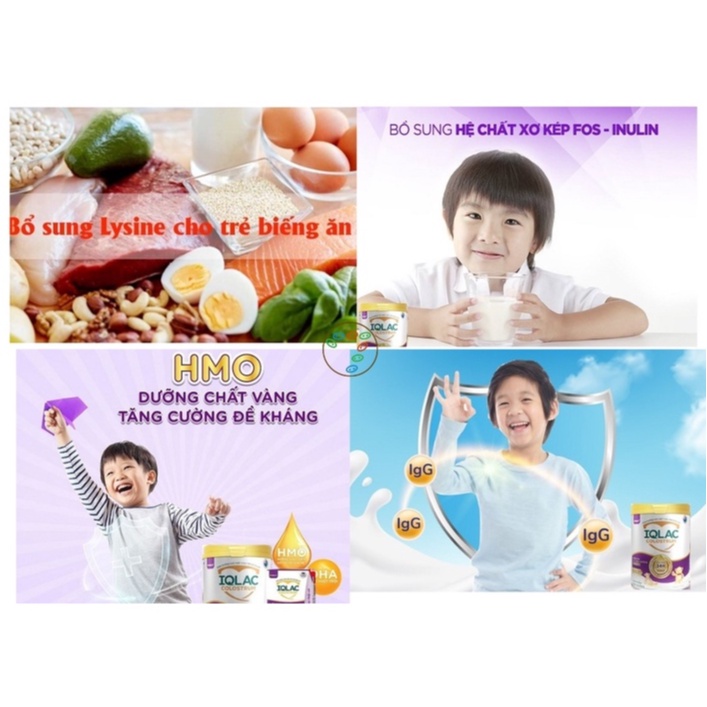 Sữa IQlac Colostrum Premium lon 400g cho trẻ biếng ăn Suy dinh dưỡng