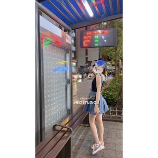 Váy Yếm Jean Xòe Hèo Studio (Ảnh Thật + Video)