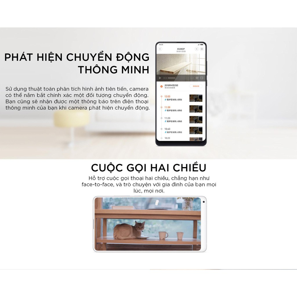 [Mã ELMS4 giảm 7% đơn 500K] Camera Xiaomi Mi Home Security Xoay 360 độ - Hàng Chính Hãng Digiworld | BigBuy360 - bigbuy360.vn