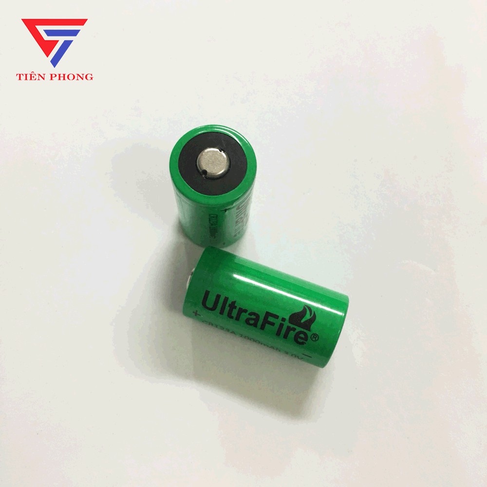 Pin sạc CR123 UltraFire CR123A 1000mAh 3V chính hãng