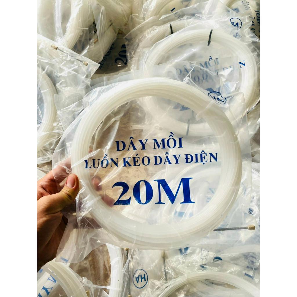 Ông luồn dây điện , dây mồi luồn dây điện , dây mồi điện dài từ 5 đến 20 mét