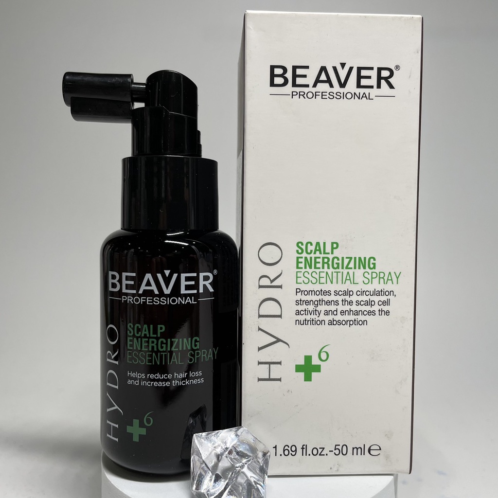 Xịt dưỡng da đầu chống rụng và kích thích MỌC TÓC +6 BEAVER 50ml