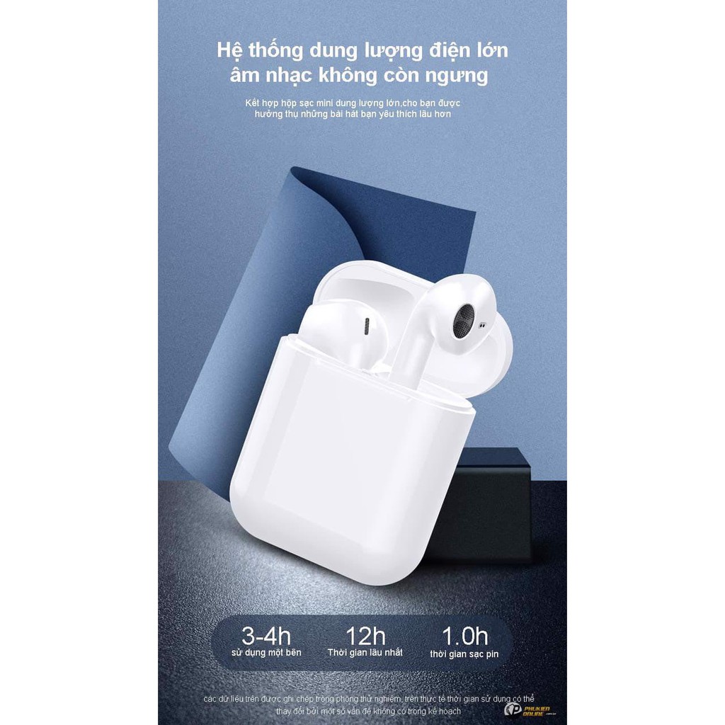 [Rẻ Vô Địch] Tai Nghe Không Dây Bluetooth I11 - TWS 5.0 Cảm Ứng Nhạy, Âm Thanh Hay, Giá Cực Tốt