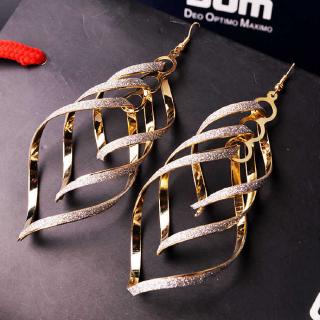 High Quality Laminated Spiral Earrings
