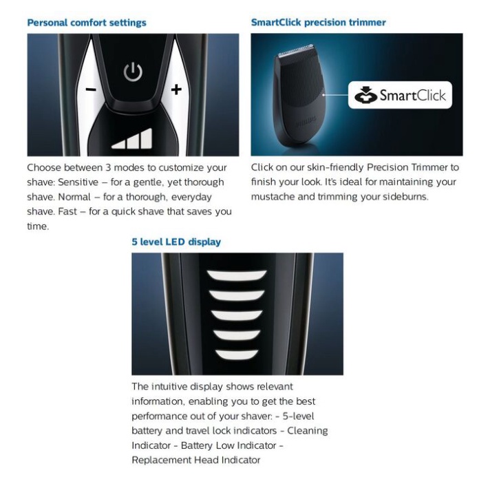 Máy cạo râu cao cấp thương hiệu Philips Norelco S9311/84 - BẢO HÀNH 2 NĂM